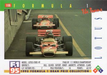 1995 PMC Formula 1 #108 Lotus / Ford 49 Back
