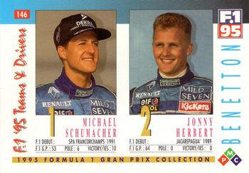 1995 PMC Formula 1 #146 Michael Schumacher / Johnny Herbert Back