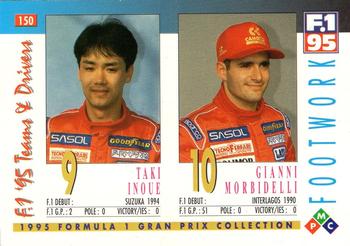 1995 PMC Formula 1 #150 Taki Inoue / Gianni Morbidelli Back