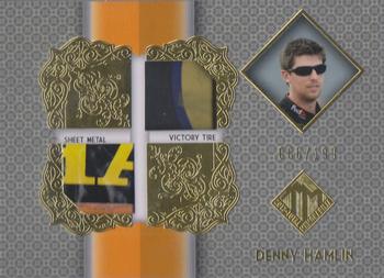 2013 Press Pass Total Memorabilia - Total Memoribilia - Dual Gold #TM-DH Denny Hamlin Front