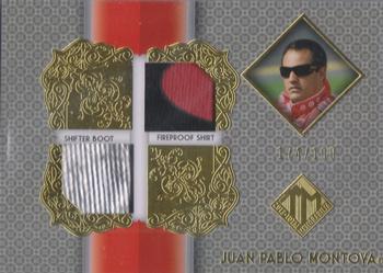 2013 Press Pass Total Memorabilia - Total Memoribilia - Dual Gold #TM-JPM Juan Pablo Montoya Front