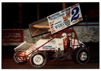 1989 World of Outlaws - Post Cards #2S Steve Siegel Front
