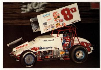 1989 World of Outlaws - Post Cards #8D Doug Wolfgang Front