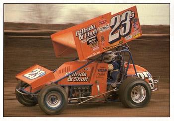 1990 World of Outlaws - Post Cards #23S Frankie Kerr Front
