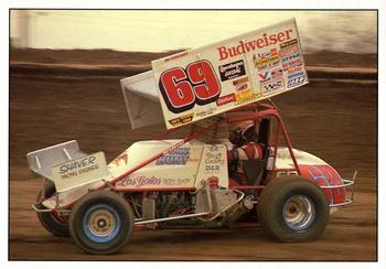1990 World of Outlaws - Post Cards #69 Brent Kaeding Front
