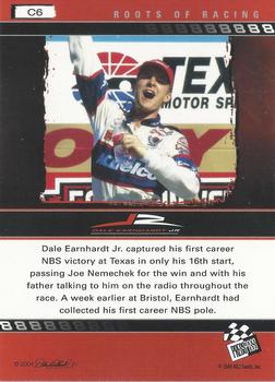 2004 Press Pass Dale Earnhardt Jr. - Blue #C6 Dale Earnhardt Jr. Back