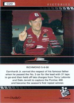 2004 Press Pass Dale Earnhardt Jr. - Blue #C20 Dale Earnhardt Jr. Back