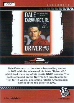 2004 Press Pass Dale Earnhardt Jr. - Blue #C68 Dale Earnhardt Jr. Back