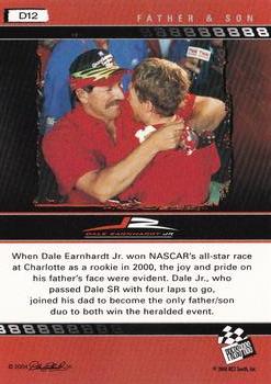 2004 Press Pass Dale Earnhardt Jr. - Gold #D12 Dale Earnhardt Jr. / Dale Earnhardt Back