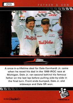 2004 Press Pass Dale Earnhardt Jr. - Gold #D13 Dale Earnhardt Jr. / Dale Earnhardt Back