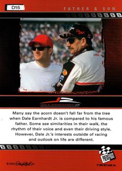 2004 Press Pass Dale Earnhardt Jr. - Gold #D15 Dale Earnhardt Jr. / Dale Earnhardt Back