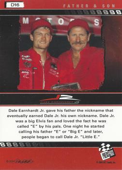 2004 Press Pass Dale Earnhardt Jr. - Gold #D16 Dale Earnhardt Jr. / Dale Earnhardt Back