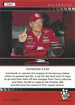 2004 Press Pass Dale Earnhardt Jr. - Gold #D20 Dale Earnhardt Jr. Back