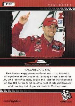 2004 Press Pass Dale Earnhardt Jr. - Gold #D25 Dale Earnhardt Jr. Back