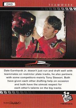 2004 Press Pass Dale Earnhardt Jr. - Gold #D43 Dale Earnhardt Jr. Back