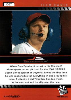 2004 Press Pass Dale Earnhardt Jr. - Gold #D57 Dale Earnhardt Jr. Back