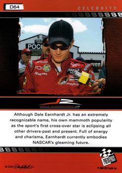 2004 Press Pass Dale Earnhardt Jr. - Gold #D64 Dale Earnhardt Jr. Back