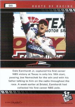2004 Press Pass Dale Earnhardt Jr. - Bronze #B6 Dale Earnhardt Jr. Back