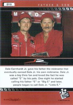 2004 Press Pass Dale Earnhardt Jr. - Bronze #B16 Dale Earnhardt Jr. / Dale Earnhardt Back