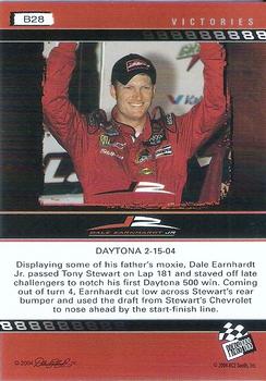 2004 Press Pass Dale Earnhardt Jr. - Bronze #B28 Dale Earnhardt Jr. Back