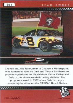2004 Press Pass Dale Earnhardt Jr. - Bronze #B55 Dale Earnhardt Jr.'s car Back