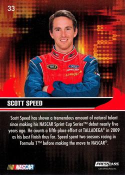 2013 Press Pass Ignite #33 Scott Speed Back