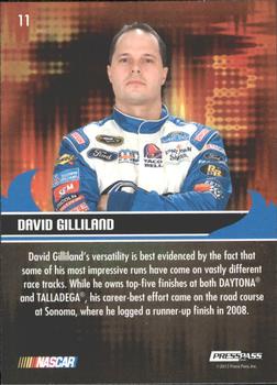 2013 Press Pass Ignite #11 David Gilliland Back