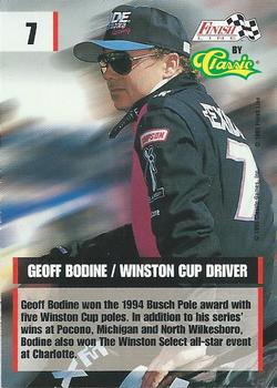 1995 Finish Line - Silver #7 Geoff Bodine Back