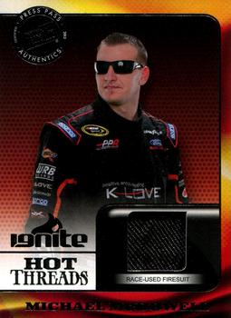 2013 Press Pass Ignite - Hot Threads Silver #HT-MMD Michael McDowell Front