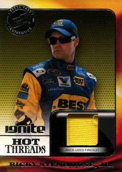 2013 Press Pass Ignite - Hot Threads Silver #HT-RS Ricky Stenhouse Jr. Front