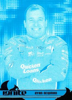 2013 Press Pass Ignite - Color Proof Cyan #28 Ryan Newman Front