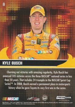 2013 Press Pass Ignite - Color Proof Cyan #8 Kyle Busch Back