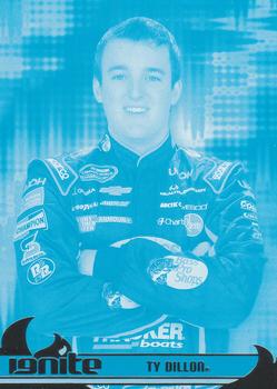 2013 Press Pass Ignite - Color Proof Cyan #49 Ty Dillon Front