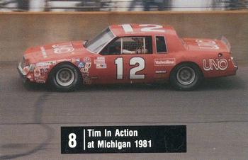 1983 UNO Racing #8 Tim Richmond Front