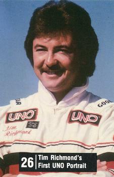 1983 UNO Racing #26 Tim Richmond Front
