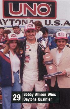 1983 UNO Racing #29 Bobby Allison Front