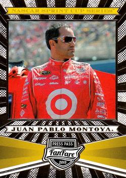 2013 Press Pass Fanfare #43 Juan Pablo Montoya Front