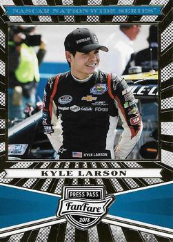2013 Press Pass Fanfare #68 Kyle Larson Front