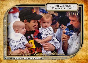 2013 Press Pass Legends - Remembering Davey Allison Holofoil #DA 9 Davey Allison with children Front