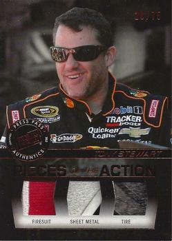 2013 Press Pass Redline - Pieces of the Action Red #PA-TS Tony Stewart Front