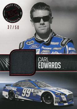 2013 Press Pass Redline - Relics Red #RR-CE Carl Edwards Front