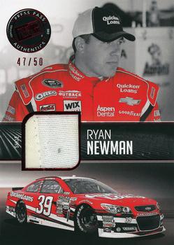 2013 Press Pass Redline - Relics Red #RR-RN Ryan Newman Front