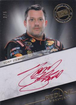 2013 Press Pass Redline - Signatures Gold #RS-TS1 Tony Stewart Front