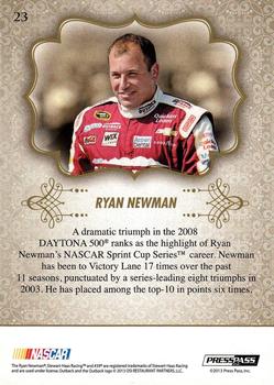 2013 Press Pass Showcase #23 Ryan Newman Back