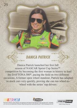 2013 Press Pass Showcase #25 Danica Patrick Back