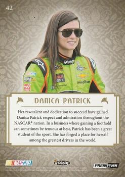 2013 Press Pass Showcase #42 Danica Patrick Back