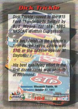 1995 Maxx - Series II Retail #184 Dick Trickle Back