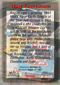 1995 Maxx - Series II Retail #258 Ray Evernham Back