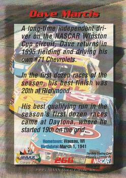 1995 Maxx - Series II Retail #266 Dave Marcis Back