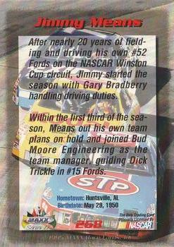 1995 Maxx - Series II Retail #268 Jimmy Means Back